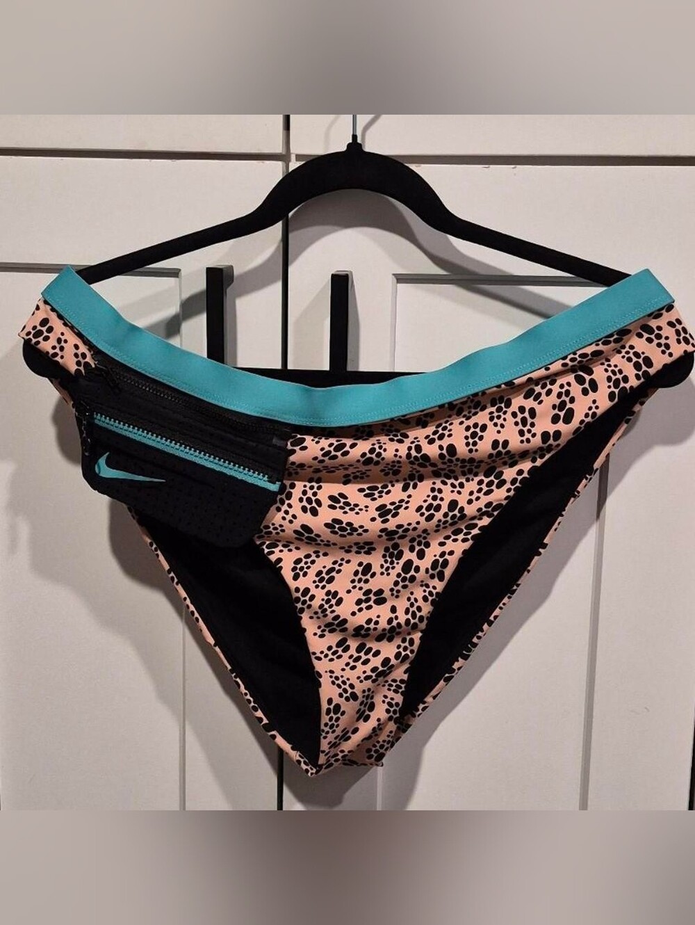 Nike Women’s Pink and Teal Swim Bottom